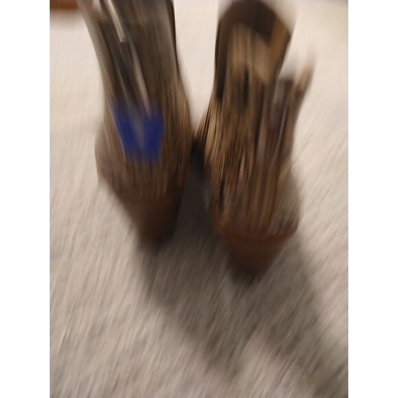 Vince Camuto  Leather 6.5 Snakeskin 3" Heeled Boots - Picture 9 of 14